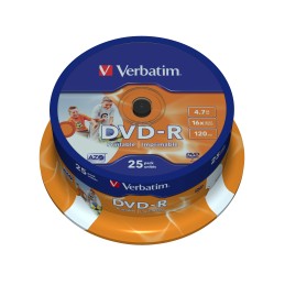 25 x DVD-R - 4.7 GB 16x -...